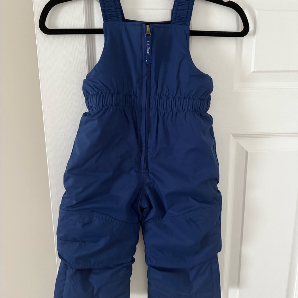 L.L. Bean Blue Overalls Waterproof Bib-Style